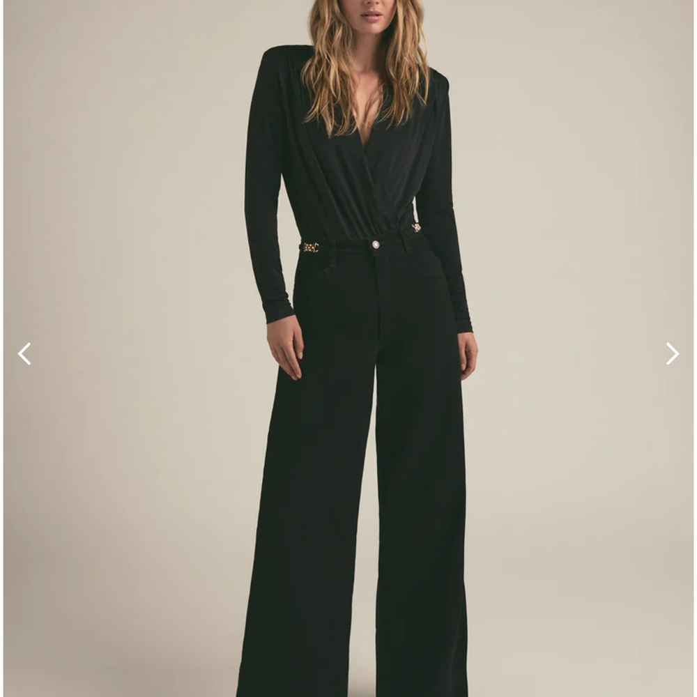 Elegant Black Wide-Leg Jumpsuit